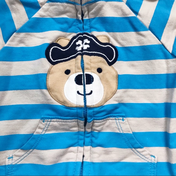 •Carter’s• pirate teddy sweatshirt - Picture 2 of 5